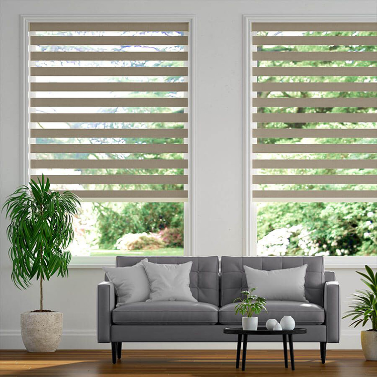 Zebra Shades — custom window treatment by Miller Window Coverings in Phoenix, AZ
